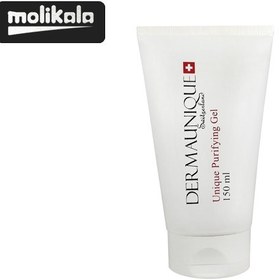 تصویر ژل پاک کننده چربی پوست مناسب پوست نرمال تا چرب درمایونیک UNIQUE PURIFYING GEL DERMAUNIQUE