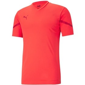 تصویر تیشرت ورزشی مردانه قرمز برند puma 