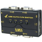 تصویر کی وی ام سوئیچ 4 پورت VGA کی نت پلاس K-NET PLUS 