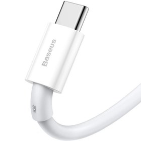 تصویر کابل تبدیل USB به USB-C باسئوس مدل BSSUT66W02 طول 1 متر 