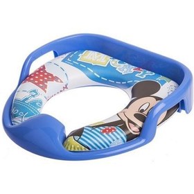 تصویر تبدیل توالت فرنگی رنگ آبی مدل میکی mothercare 