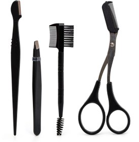 تصویر قیچی ابرو اورجینال برند Roesia rose cosmetics مدل Eyebrow Trimming Tool Set کد 817603183 