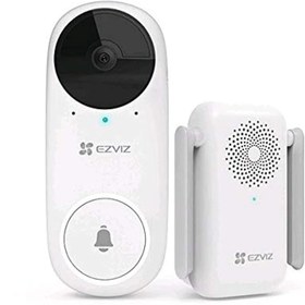 تصویر آیفون تصویری هوشمند ازویز EZVIZ DB2C – امنیت و ارتباط دوطرفه با نصب آسان EZVIZ DB2C Smart Video Doorbell – 1080p Resolution with PIR Motion Detection and Two-Way Audio