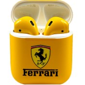 تصویر AirPods 2019 With Charging Case Yellow Ferrari Painted by Switch AirPods 2019 With Charging Case Yellow Ferrari Painted by Switch