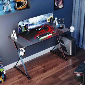 تصویر میز گیمینگ یوریکا Eureka ERGONOMIC ERK-X47-B Gaming Table Eureka ERGONOMIC ERK-X47-B