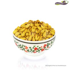 تصویر پسته اکبری شور شده زعفرانی Akbari Pistachio (Saffron Salted)