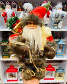 تصویر بابانوئل رقصان موزیکال ،قرمز عروسک دار 