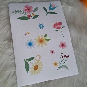 تصویر طرح گلدوزی رنگی 