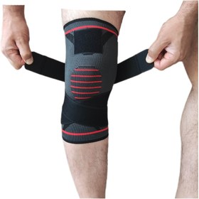 تصویر زانوبند طبی ورزشی مدل بند ضربدری مایلیکا Mailika knee support