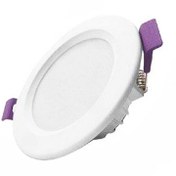 تصویر چراغ سقفی دیپلاست دو گرد توکار 8 وات آفتابی ای دی سی Indoor two Circular Diplast ceiling lighting 8 W Warm white EDC