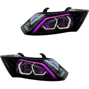 تصویر چراغ جلو اسپرت کوییک کروز مدل 3D-WILD-WP سفید بنفش داخل فابریک بدون موتور دو عددی 