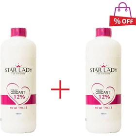 تصویر اکسیدان استار لیدی (Star Lady) مدل 12 درصد حجم 180 میلی لیتر مجموعه 2 عددی 