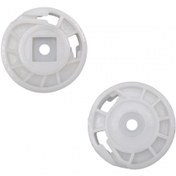 تصویر قرقره مربع شیشه بالابر سایپا مناسب پراید و تیبا چپ 