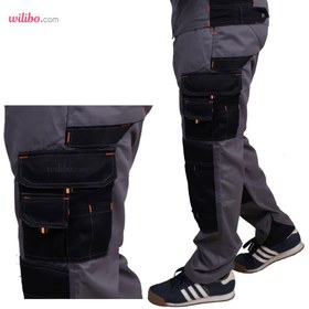 تصویر لباس کار مهندسی مدل مهر از پارچه کتان 