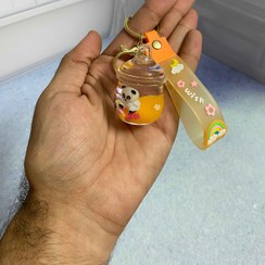 تصویر جاکلیدی آکواریومی طرح شیشه شیر و پاندا 