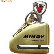 تصویر قفل دیسک موتور سیکلت Taiwanese mindy motorcycle disc lock TK6