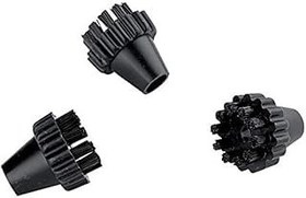 تصویر برس های نایلونی سیاه Polti Vaporetto برای Eco Pro 3.0 و تمیز کننده های بخار کلاسیک Polti Vaporetto Black Nylon Brushes for Eco Pro 3.0 and Classic Steam Cleaners