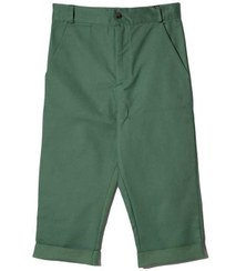 تصویر شلوارک زنانه دمپا پاکتی سبز فیروزه ای تیره RNS 