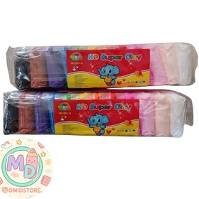 تصویر خمیر کِلِی ۱۲ رنگ 