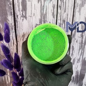 تصویر رنگ فلور سبز 20 گرم 