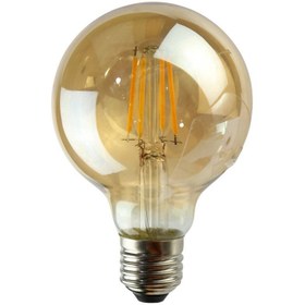 تصویر لامپ ادیسونی فیلامنتی Filament G125 E27 ا Filament G125 Bulb Lamp E27 8W Filament G125 Bulb Lamp E27 8W
