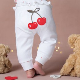 تصویر شلوار دخترانه طرح گیلاس Cherry دانالو Danaloo baby Pants code:28120