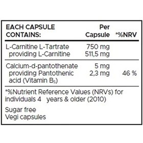 تصویر کپسول ال کارنیتین تارترات 120 عددی یو اس ان 