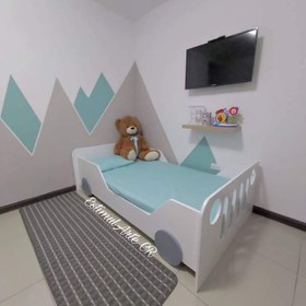 تصویر تخت کودک مدل ماشینی ۲ 