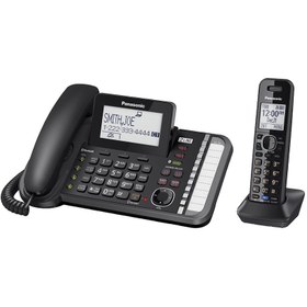 تصویر تلفن بی سیم و با سیم پاناسونیک مدل KX-TG9581B Panasonic KX-TG9581B Corded & Cordless Telephone