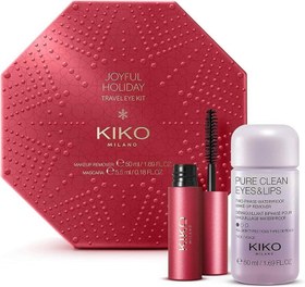 تصویر کیت ریمل و چشم پاک‌کن کیکو میلانو Joyful Holiday Travel Eye Set Kiko Milano 