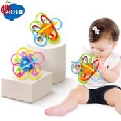 تصویر دندانگیر کندو عسل/کهکشانی هولا تویز Teething Ring 1106