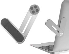 تصویر پایه نگهدارنده گوشی به لپ تاپ مدل Bracket نقره ای 