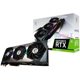 تصویر کارت گرافیک ام اس آی مدل GeForce RTX 3090 Ti SUPRIM X 24G msi GeForce RTX 3090 Ti SUPRIM X 24G Graphic Card