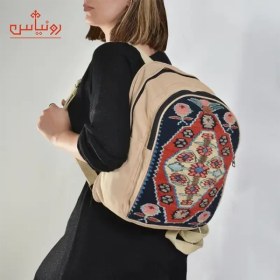 تصویر کوله پشتی گلیمی رونیاس کد BK41 