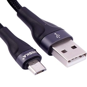 تصویر کابل میکرو یو اس بی فست شارژ Hiska LX-830 5A 1m Hiska LX-830 5A 1m MicroUSB Cable