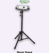 تصویر سه پایه زمینی ویدئو پروژکتور مدل MUSIC STAND MUSIC STAND Video Projector Tripod Stand