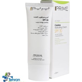 تصویر کرم مرطوب کننده پوست چرب بدون رنگ پریم، SPF30 