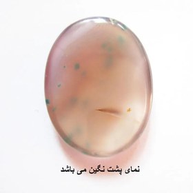 تصویر نگین عقیق دندریتی فردوس b 493 agate