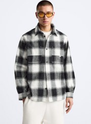 تصویر پیراهن فلانل مردانه زارا FLANNEL SHIRT 