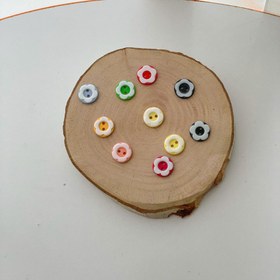 تصویر دکمه ی گل 