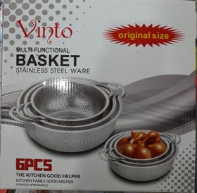 تصویر سرویس آبکش پانچ ۶تایی ونیتو Vinto 6pcs original size