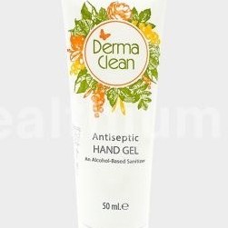 تصویر ژل ضدعفونی کننده و پاک کننده دست الکلی ۵۰ سی‌سی درماکلین (Derma Clean) 