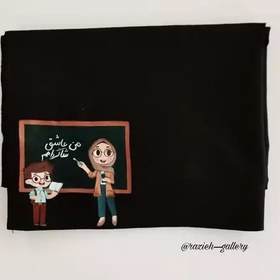 تصویر مقنعه نقاشی شده 