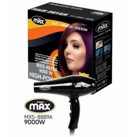 تصویر سشوار مکس MAX مدل MXS-8889 سشوار پرومکس مدل PROMAX-8889 موتور AC بسیار پرقدرت با پرتاب باد بالا و دمای بالا MXS-8896 کد M303 