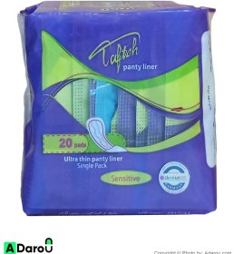 تصویر پد روزانه کتانی خیلی نازک تافته 20 عدد Tafte Ultra Thin Panty Liner 20 Pads