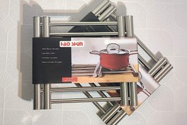تصویر زیر قابلمه ای تمام استیل کشویی (بازشو) (وارداتی) All-steel sliding pot holder (imported)