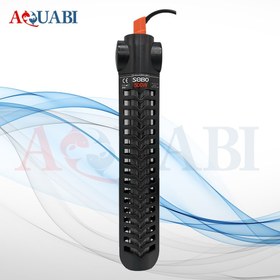 تصویر بخاری و گرمکن پوشش دار آکواریوم HQ-500 سوبو HF HEATER 500W