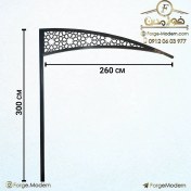 تصویر شمشیری پایه دار سایبان خودرو 