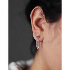 تصویر گوشواره نقره E0228 