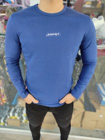 تصویر تیشرت آستین بلند آبی نفتی اسپریت Long Sleeve Blue Oil Sprite T-shirt